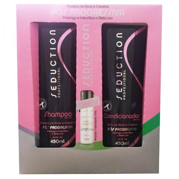 Kit Eico Pós Progressiva Shampoo+Condicionador+Ampola - Eico