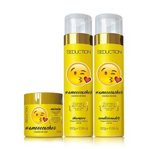 Kit Eico Seduction #AmoooCachos Shampoo + Condicionador + Máscara