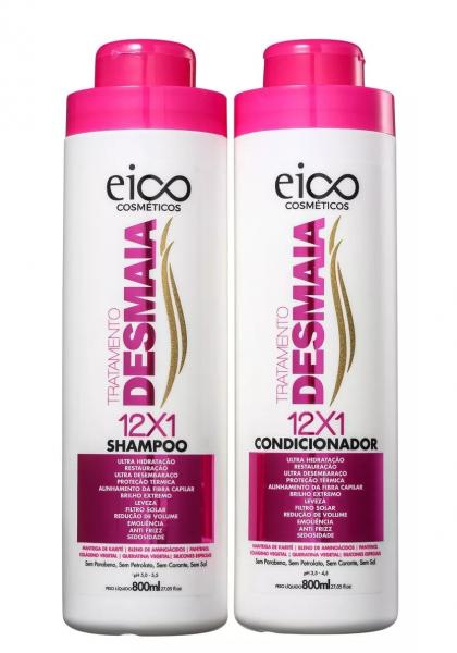 Kit Eico Seduction Tratamento Desmaia Shampoo, Condicionador