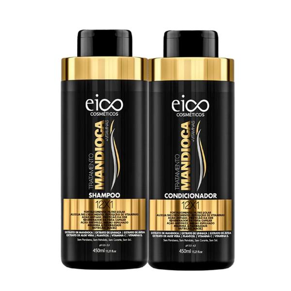 Kit Eico Tratamento Mandioca Duo (2 Produtos) 2x450ml