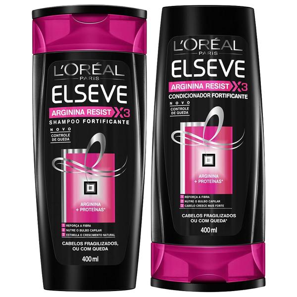 Kit Elseve Arginina Resist Shampoo 400ml + Condicionador 400ml - LOréal