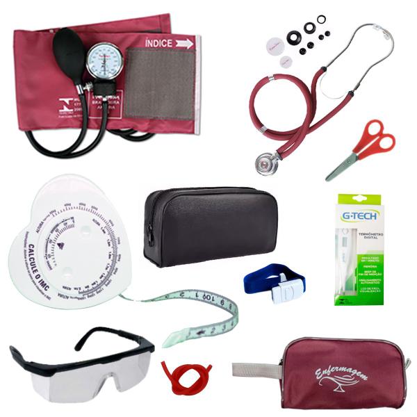Kit Enfermagem com Aparelho de Pressão Premium e Acessórios