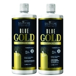 Kit Escova Progressiva Blue Gold Sem Formol 1l - Salvatore