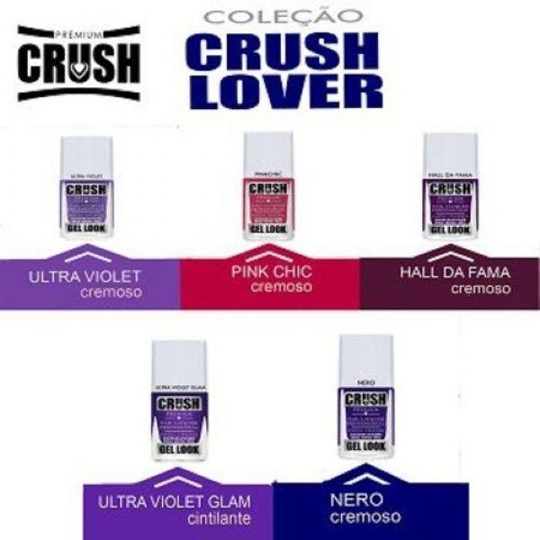 Kit Esmalte Crush Efeito em Gel Coleção Crush Lovers C/05 Cores