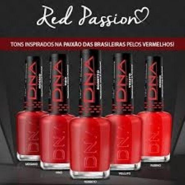 Kit Esmalte DNA Italy Coleção Red Passion C/05 Cores