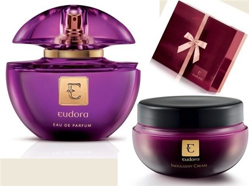 Kit Eudora, Eau de Parfum e Indulgente Cream , Creme Hidratante.