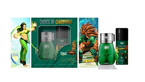 Kit Everlast Choice Of Champions Street Fighter Brasil (Perfume 100 Ml + Desodorante 250 Ml)