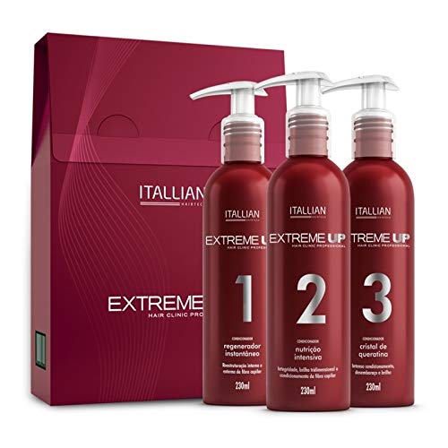 Kit Extreme-Up Hair Clinic Sos Pós Química 1, 2 e 3