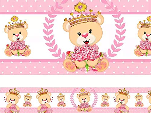 Kit 3 Faixas Decorativa Bonder Infantil Bebe Mania Ursa