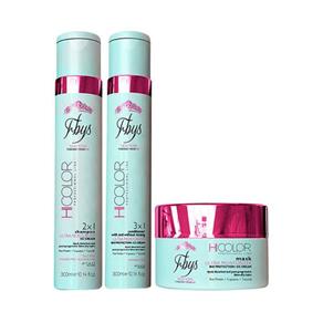Kit Fbys Hi Color Shampoo + Condicionador + Máscara de Tratamento