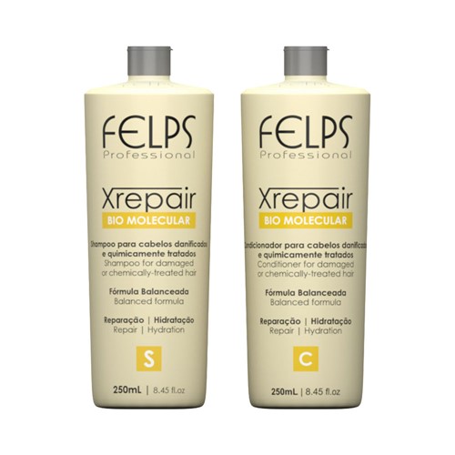 Kit Felps Duo Xrepair Shampoo + Condicionador 250ml