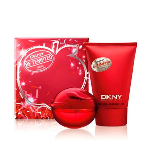 KIT Feminino DKNY Be Tempted Body Lotion 100ml e Perfume 30ml