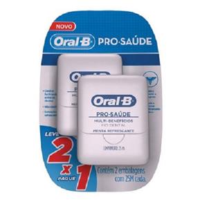 Kit Fio Dental Oral B Pró Saúde 25M Leve 2 Pague 1