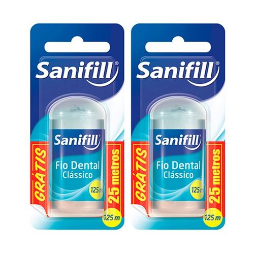 Kit Fio Dental Sanifill Clássico