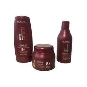 Kit Fiorenci Super Crystal - Shampoo + Leave-In + Máscara