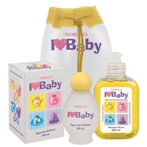 Kit Fiorucci Baby Água de Colônia 100Ml + Shampoo 250Ml + Mochila