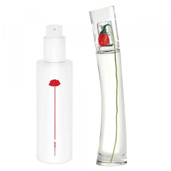 Kit Flower Refilável By Kenzo Eau de Parfum - Perfume Feminino 30ml + Loção Hidratante