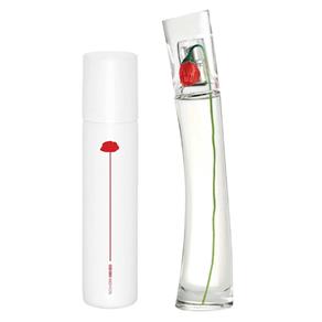 Kit Flower Refilável By Kenzo Eau de Parfum - Perfume Feminino 100ml + Bruma para Corpo e Cabelo