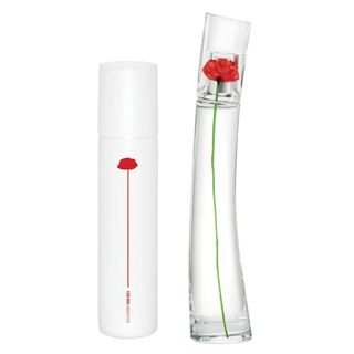 Kit Flower Refilável By Kenzo Eau de Parfum - Perfume Feminino 50ml + Bruma para Corpo e Cabelo Kit
