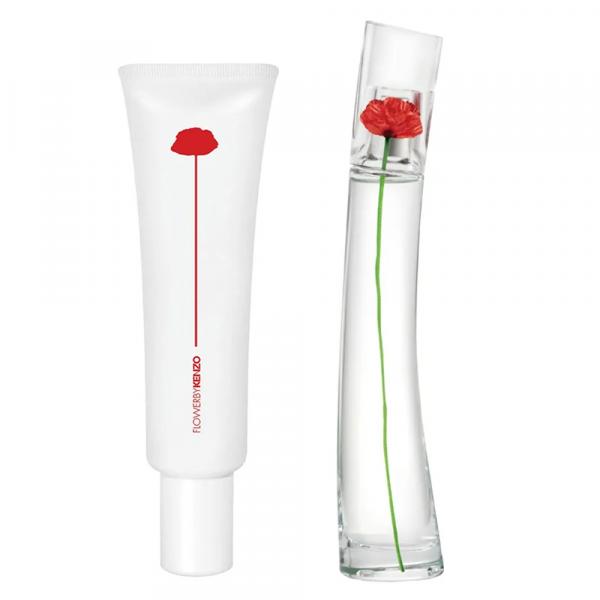 Kit Flower Refilável By Kenzo Eau de Parfum - Perfume Feminino 50ml + Creme para Mãos