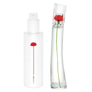 Kit Flower Refilável By Kenzo Eau de Parfum - Perfume Feminino 50ml + Loção Hidratante Kit
