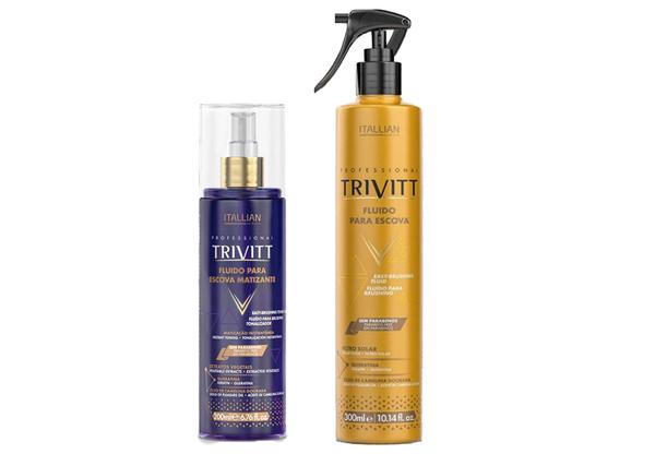 Kit Fluído para Escova Matizante + Fluído Trivitt - Itallian Hairtech