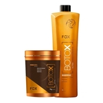 Kit Fox Btox Ultra Condicionante Shampoo 1000ml + Btox Capilar 1Kg