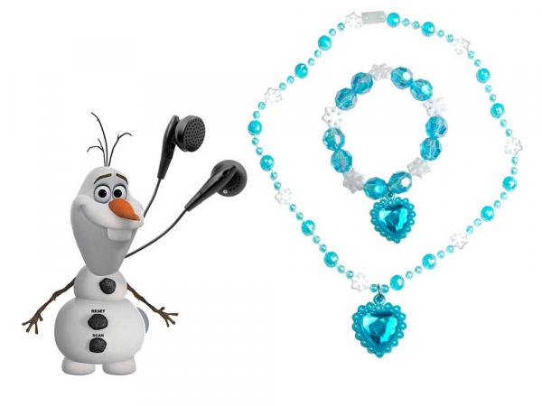 Kit Frozen Rádio Colar e Pulseira Elsa - Candide