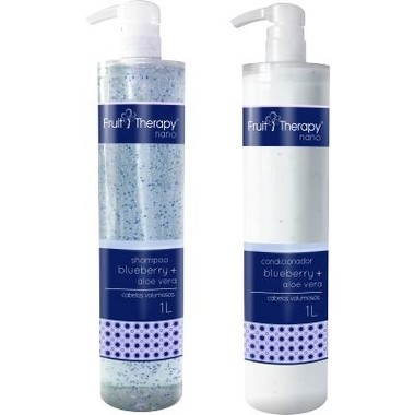 Kit Fruit Therapy Left Blueberry + Aloe Vera Shampoo e Condionador 1l - Left Hair Care