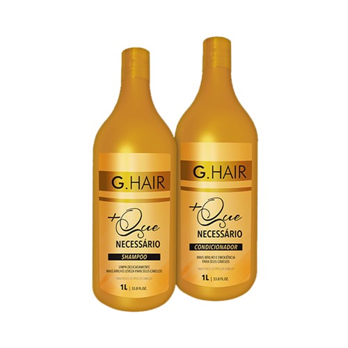 Kit G Hair Shampoo + Condicionador + que Necessário 1000ml