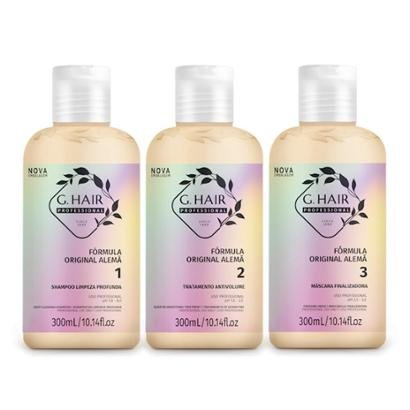 Kit G. Hair Shampoo + Tratamento + Máscara Fórmula Alemã