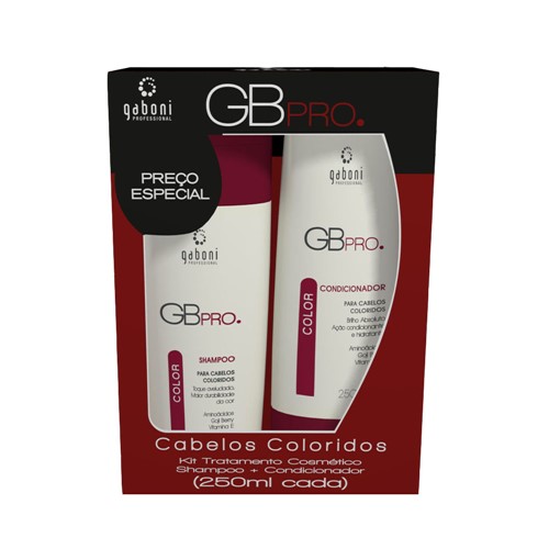 Kit Gaboni Color GB Pro Shampoo 250ml + Condicionador 250ml