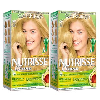 Kit Garnier Nutrisse - Coloração 90 Areia Kit
