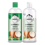Kit Ghair Botânica Shampoo + Condicionador Quero Coco 1 Litro