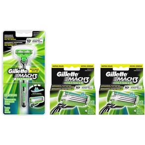 Kit Gillette Sensitive Aparelho + 8 Cargas