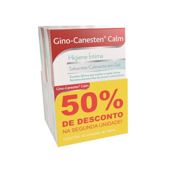 Kit Gino-Canesten Calm 100ml com 50% Desconto na Segunda Unidade