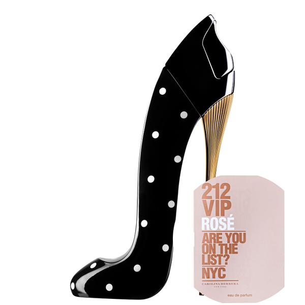 Kit Good Girl Dot Drama Carolina Herrera EDP-Perfume 80ml+Carolina Herrera 212 Vip Ros EDP 1,5ml