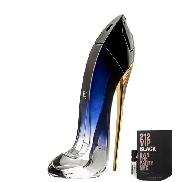 KIT Good Girl Légère Carolina Herrera Eau de Parfum - Perfume Feminino 80ml+212 VIP Black Men