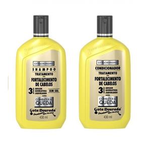 Kit Gota Dourada Shampoo + Condicionador 3 Ativos