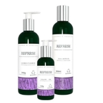 Kit Grandha Refresh Flores & Vegetais Shampoo Condicionador Leave-in