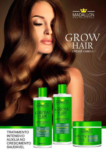 Kit Grow Hair Cresce Cabelo Madallon 500Ml