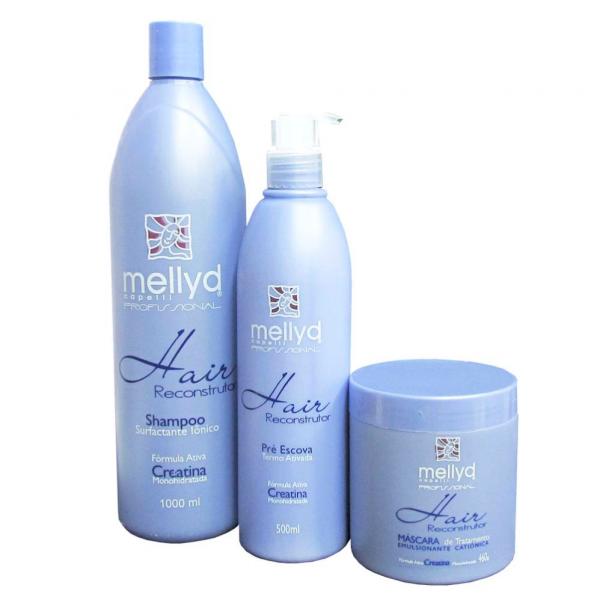 Kit Hair Reconstrutor Profissional Mellyd