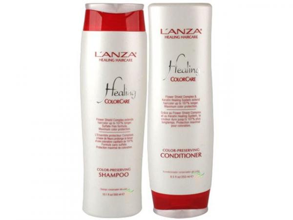 Kit Healing Color Care Duo C/ Shampoo S/ Sal 300ml - Condicionador Anti-Ressecamento 250ml - LAnza