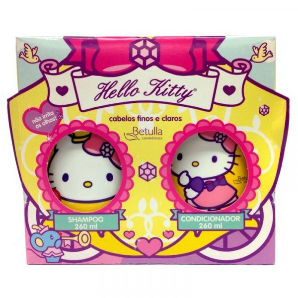 Kit Hello Kitty Shampoo e Condicionador Finos e Claros - Betulla