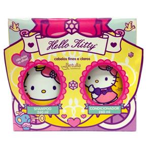Kit Hello Kitty Shampoo e Condicionador Finos e Claros