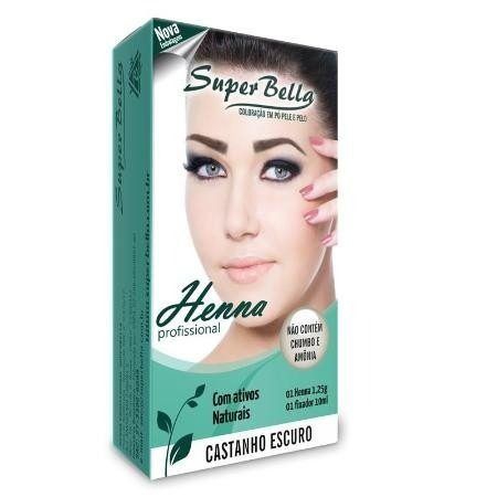 Kit Henna Super Bella 7 Cores
