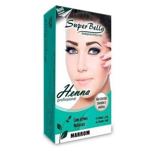 Kit Henna Super Bella - Marrom