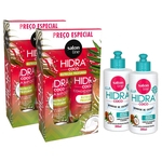 Kit Hidra Coco 2 Shampoos, 2 Condicionadores, 2 Ativadores de Cachos, Salon Line