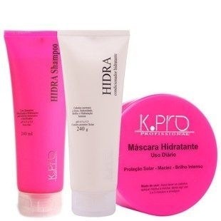 Kit Hidra K.Pro Shampoo 240ml , Condicionador 240g e Prime Mask 200g