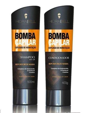 Kit Hidrabell Bomba Capilar - Shampoo e Condicionador